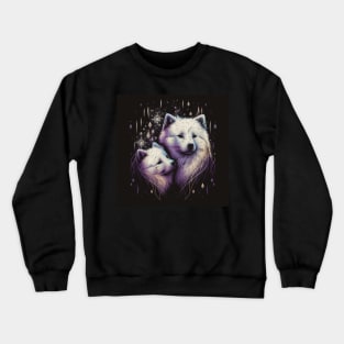 Mystical Samoyeds Crewneck Sweatshirt